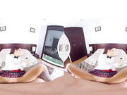Slutty sister cheating her boyfriend while on phone with him