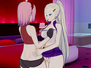 Naruto - Ino Eats Out Sakura 3D Hentai