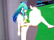 Lum and I have intense sex on the rooftop. - Urusei Yatsura (2022) Hentai