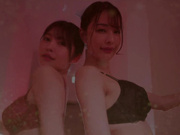 [EBWH-063] 港区系美女長身美脚愛人W中出痴女后宫 佐野ゆま 森日向子【破解】 - 1of5