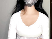颜值不错的大奶小少妇，黑丝诱惑各种风情展示，小哥的大鸡巴已经很顶了，深喉口交无套插入，揉着奶子后入草