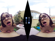 BaDoink VR College Step Sister Fucked Outside POV