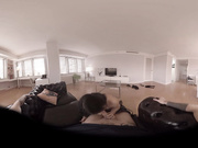Virtual Porn 360 Hot brunette giving the best POV blowjob