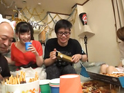[HAR-078]  名門女子大生の泥酔水着 ハイテンション乱交パーティー！！