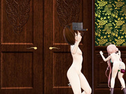 [MMD]今日の提督室[omiki]