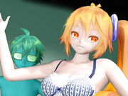 [MMD]Neru Masked bitcH(gentleman's hands ver)