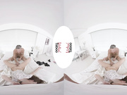Home porn prank for little sister FULL VR VIDEO