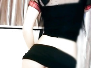 长得像李晓X的御姐范眼镜女主播隆胸归来摸着大骚穴呻吟挑逗让人受不了好想日她