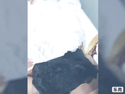 国产TS系列陈冰用黄瓜前戏放松菊花 戴着贞操锁被爆操后美美的吃下精液