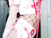最强推特极品美乳女神『白袜袜格罗』血色萝莉 护士装制服诱惑