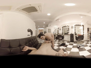 Special Hairdresser. New Treatment Blowjob