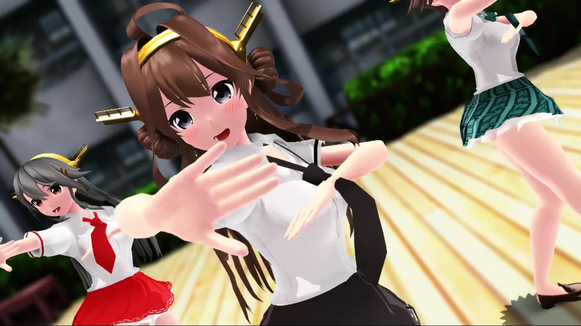 [MMD] Kongo sister, Pink Cat [KanColle]